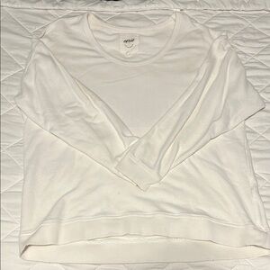White Long Sleeve Top by Aerie